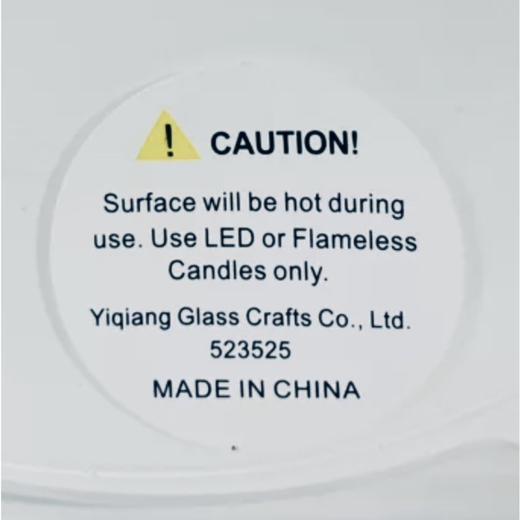 Glass Embossed Lantern 10” Christmas Tree Pattern For LED/Flameless Candles NEW - Picture 13 of 16